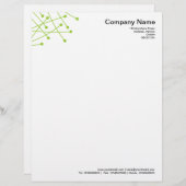 Particle Tracks - Martian Green Briefkopf (Vorne/Hinten)