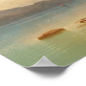 Partie am Bodensee (Szene am Bodensee) Poster (Ecke)