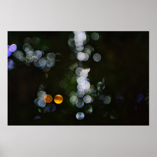 Partie aus farbigen Kunststoffbehältern Poster