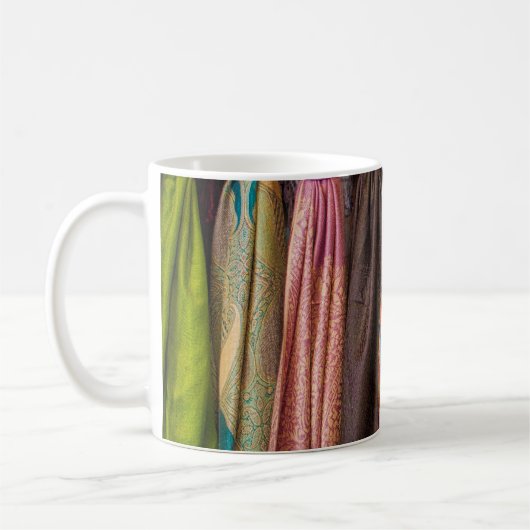 Partie aus Spinnstoffen Kaffeetasse (Links)