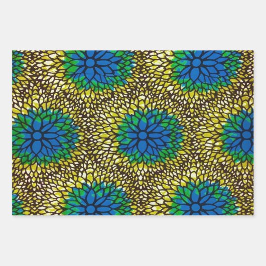 Partie Geschenkpapier Wax Africain Set (Vorderseite)