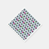 Partie Stingray Farbige Muster Serviette (Ecke)