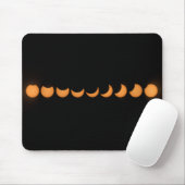Partielle Solar Eclipse Progress Serie Mousepad (Mit Mouse)