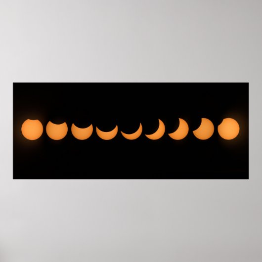 Partielle Solar Eclipse Progress Serie Poster (Vorne)