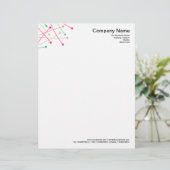 Partikel - Farben Briefkopf (Stehend Vorderseite)