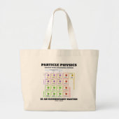 Partikel-Physik ist ein grundlegendes Jumbo Stoffbeutel (Vorne)
