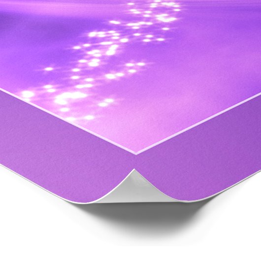 Partikel-Streams Poster (Ecke)