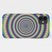 Partikel und Wellen mit Blumenmotiv Case-Mate iPhone Hülle (Rückseite (Horizontal))