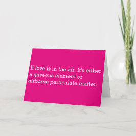 partikelartige Valentintagskarte Feiertagskarte