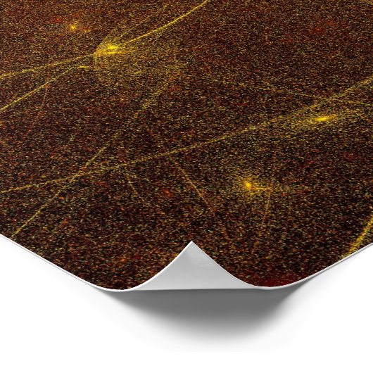 Partikelkollisionen Poster (Ecke)