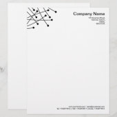 Partikelspuren - Schwarz Briefkopf (Vorne/Hinten)