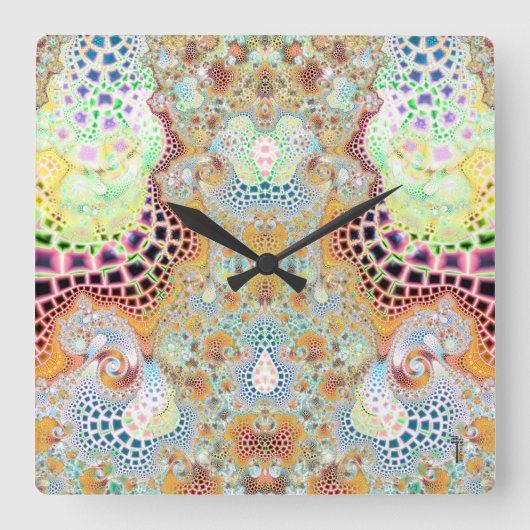 Partikularisierte Wanduhr Dreamtime Veränderungs-3 (Vorderseite)