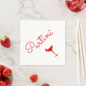 Partini Martini Cocktails Serviette (Beispiel)
