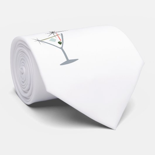 Partini Martini Retro Angesagte Krawatte (Gerollt)