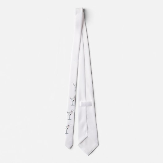 Partini Martini Retro Angesagte Krawatte (Rückseite)