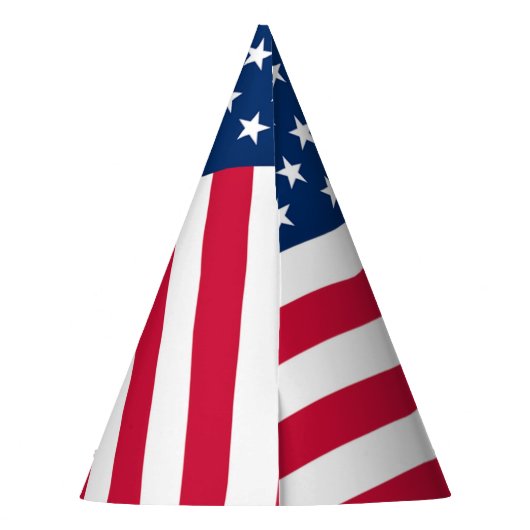Partioter amerikanischer Flag Party Hat Partyhütchen (Rückseite)