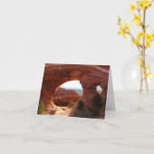 Partition Arch at Arches Nationalpark Karte (Gelbe Blume)