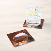 Partition Arch at Arches Nationalpark Rechteckiger Pappuntersetzer (Vor Ort)