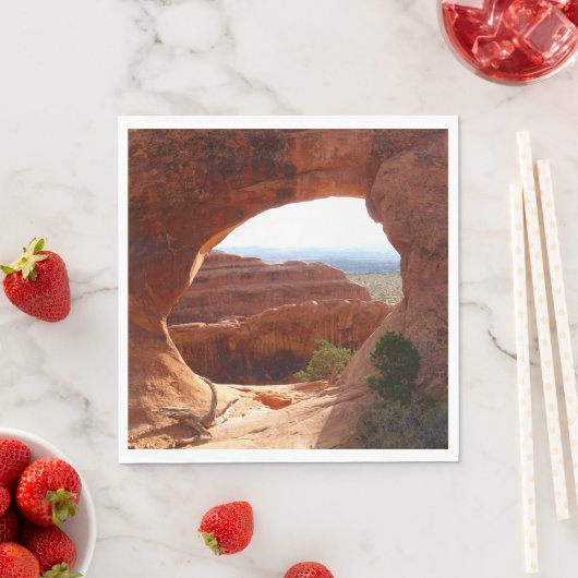 Partition Arch at Arches Nationalpark Serviette (Beispiel)