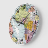 PARTITIONED AFRIKA, 1914 GROßE WANDUHR (Winkel)