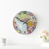 PARTITIONED AFRIKA, 1914 GROßE WANDUHR (Zuhause)