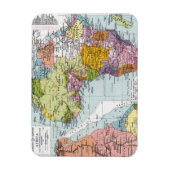 PARTITIONED AFRIKA, 1914 MAGNET (Vertikal)