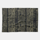 Partitur-alter Tafel-Entwurf Handtuch (Horizontal)