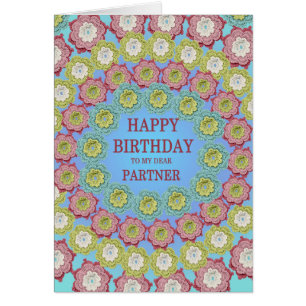 Partner Birthday Crochet Blume