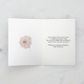 Partner Birthday Scattered Flowers Karte (Innenseite)