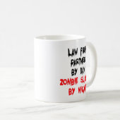 Partner der Anwaltskanzlei Zombie Joke Kaffeetasse (VorderseiteRechts)