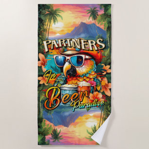 Partner des Bier Paradise Tropical Strandtuch