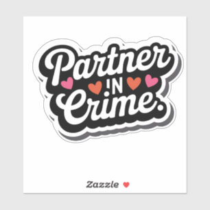 Partner des Sticker für die Freundschaft im Crime 