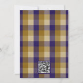 Partner, die Opa Chic Winter Wedwer Dusche Einladung (Rückseite)