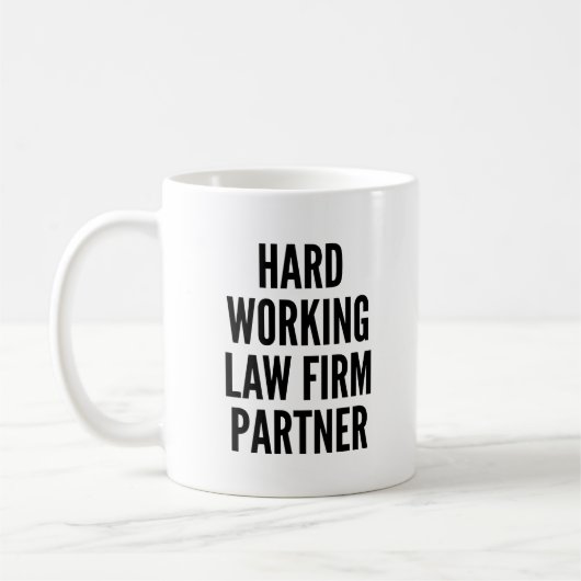 Partner einer fest angestellten Anwaltskanzlei Kaffeetasse (Links)