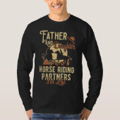 Partner für das Leben von Vater und Tochter T-Shirt (Vorderseite)