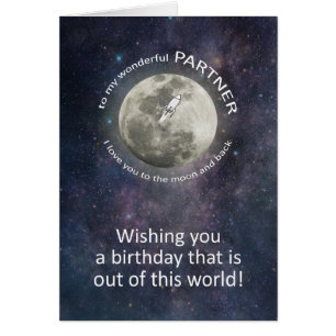Partner Geburtstag Bis Zum Mond Und Zurück