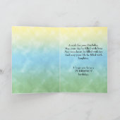 Partner, glücklich zum Geburtstag mit einer spiele Karte (Innenseite)