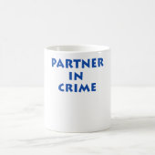 Partner - herein - Verbrechen! Kaffeetasse (Mittel)