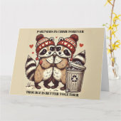 Partner-in-Crime-Karte Karte (Gelbe Blume)