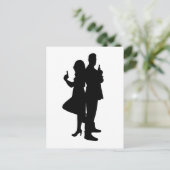PARTNER IN CRIME POSTCARD POSTKARTE (Stehend Vorderseite)