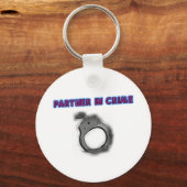 Partner in Crime Right Handcuff Schlüsselanhänger (Vorderseite)
