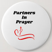 Partner in der Gebetskette Button (Vorderseite)