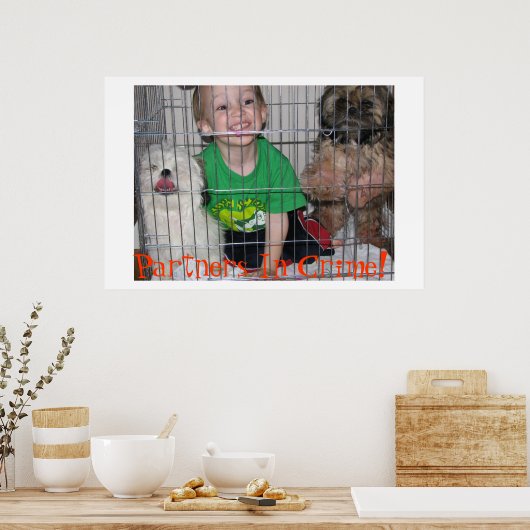 Partner in der Kriminalität! Poster (Küche)