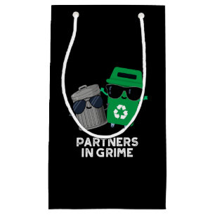 Partner in Grime Funny Trash Puck Dark BG Kleine Geschenktüte