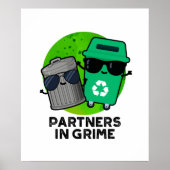 Partner in Grime Funny Trash Puff Poster (Vorne)