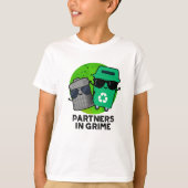 Partner in Grime Funny Trash Puff T-Shirt (Vorderseite)