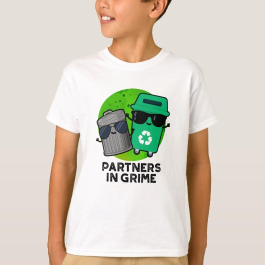 Partner in Grime Funny Trash Puff T-Shirt (Vorderseite)