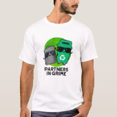 Partner in Grime Funny Trash Puff T-Shirt (Vorderseite)