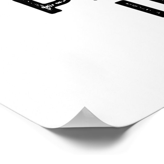 Partner in Wein Funny Drink Pub Poster (Ecke)