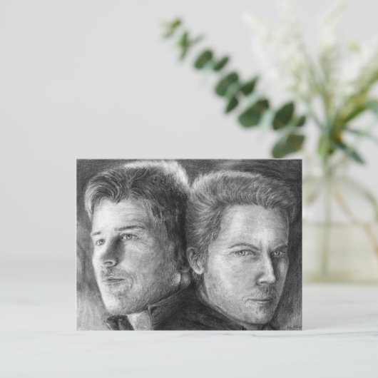 Partner Postkarte (Stehend Vorderseite)